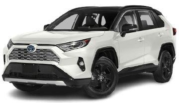 신형 RAV4 하이브리드 차량